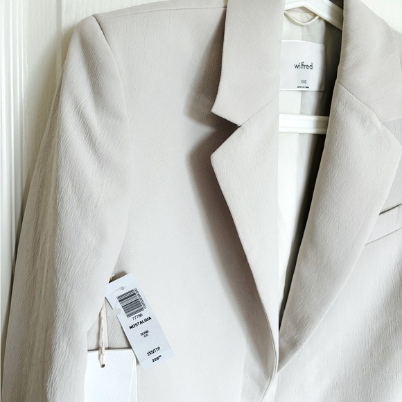 NWT Aritzia Wilfred Nostalgia Blazer XXS - Picture 3 of 5